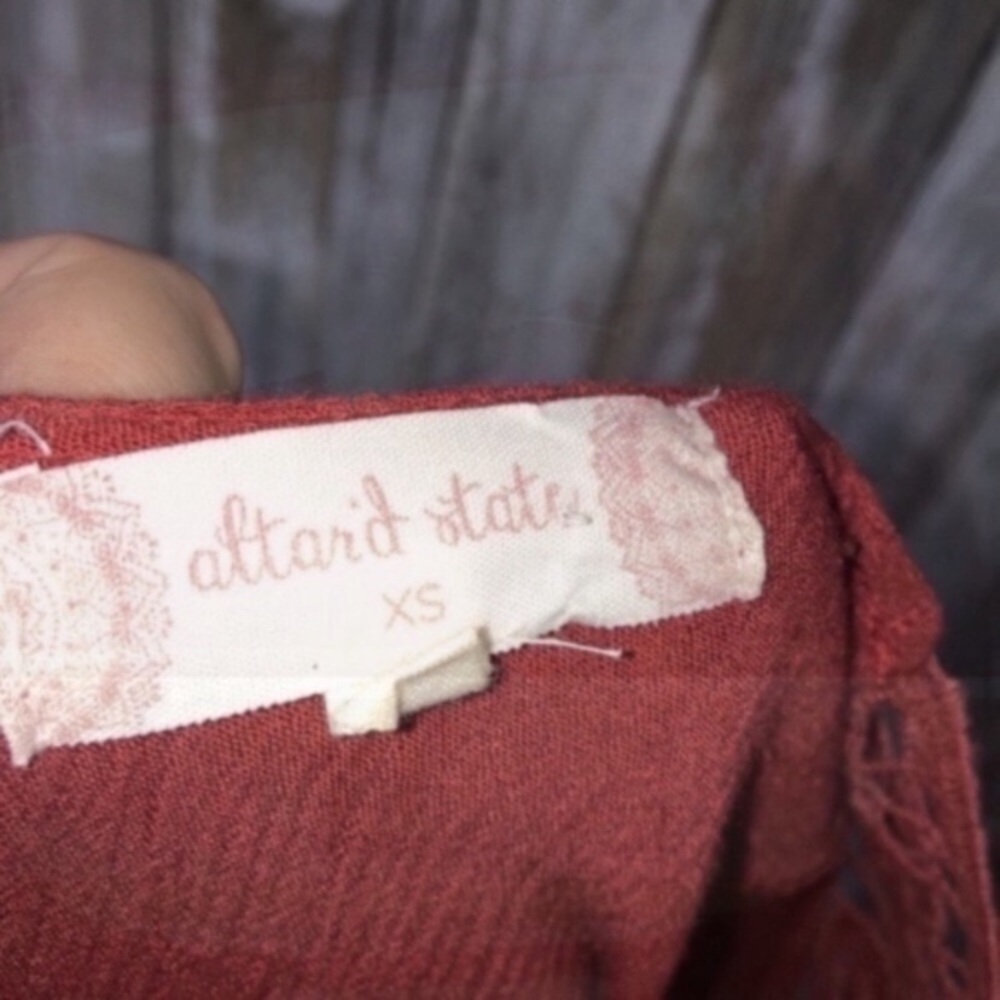Altar'd State Burnt Orange Blouse - Picture 6 of 6
